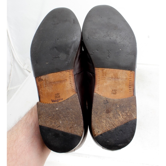Moreschi Mens Brown leather loafers Moc Italy - Picture 4 of 8